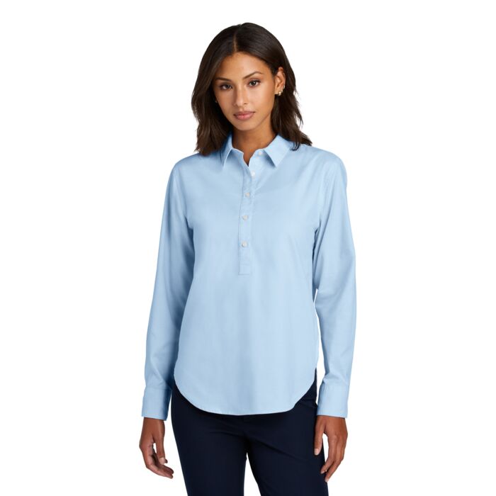 Women's Long Sleeve Modern Oxford Shirt Thumbnail