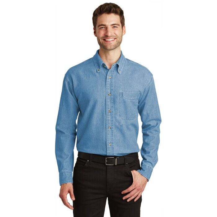 Long Sleeve Denim Shirt Thumbnail