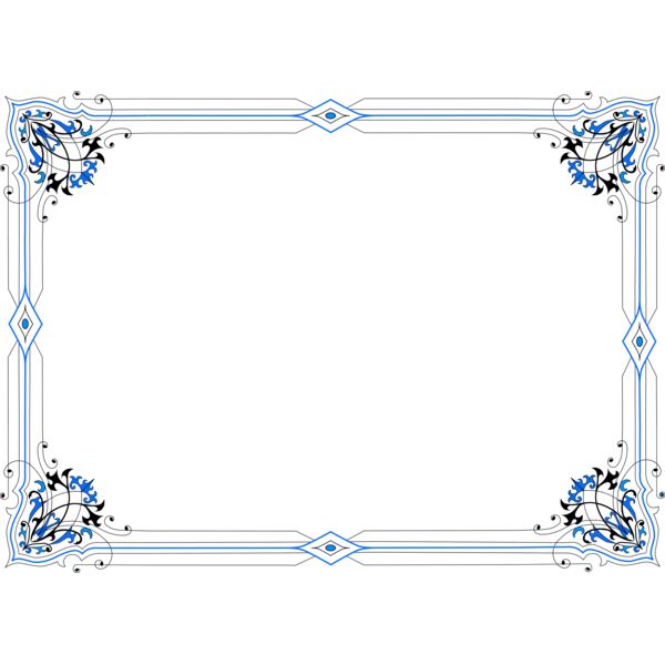 border in blue  2  Thumbnail