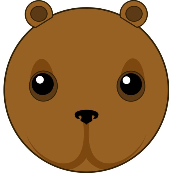 ikabezier cute bear head Thumbnail