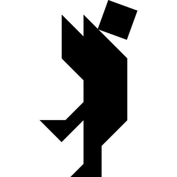 Tangram shape people 27 b Thumbnail