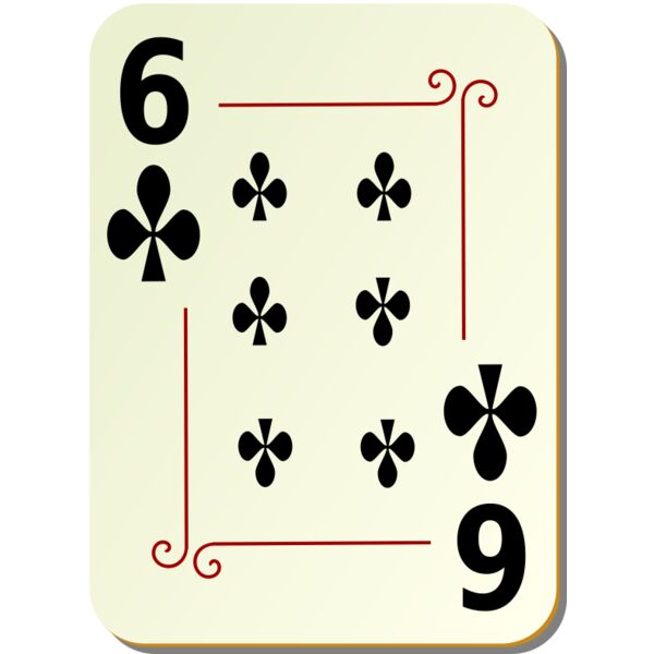 nicubunu Ornamental deck 6 of clubs Thumbnail