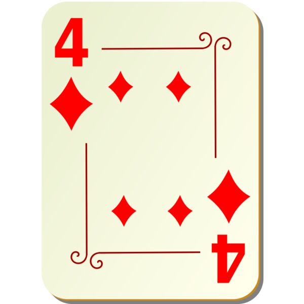 nicubunu Ornamental deck 4 of diamonds Thumbnail