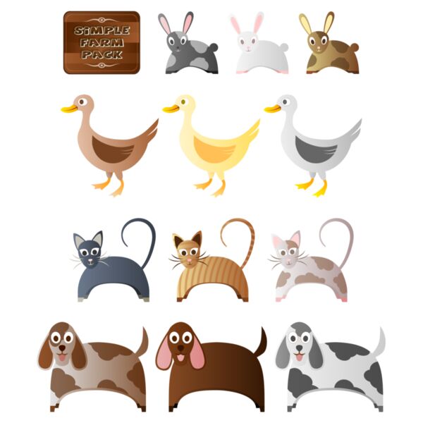 Simple Farm Animals 2 Thumbnail