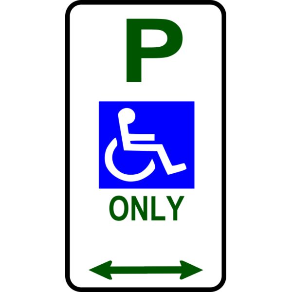 Leomarc sign disabled parking Thumbnail