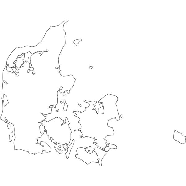 Map Of Denmark Thumbnail