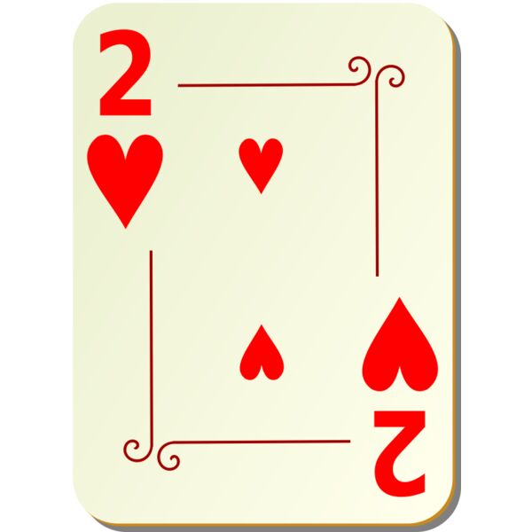 nicubunu Ornamental deck 2 of hearts Thumbnail