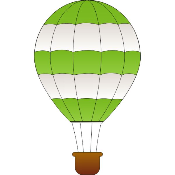 maidis Horizontal Striped Hot Air Balloons 2 Thumbnail