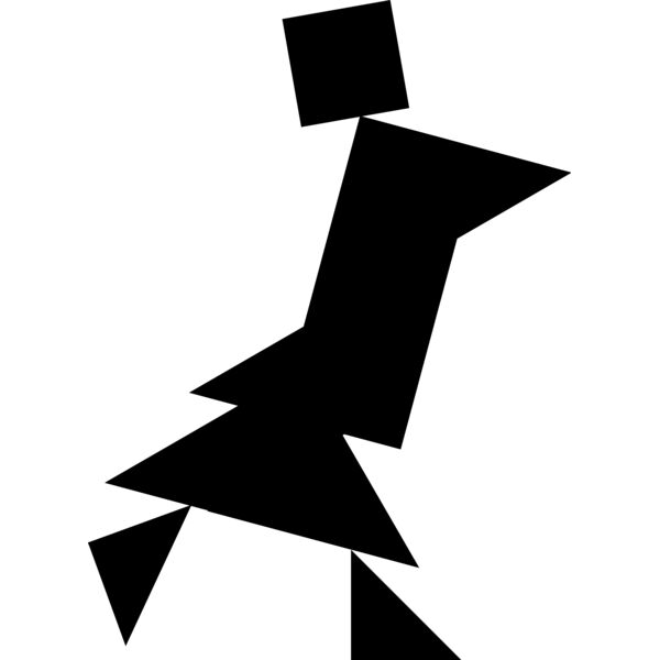 Tangram shape people 25 b Thumbnail
