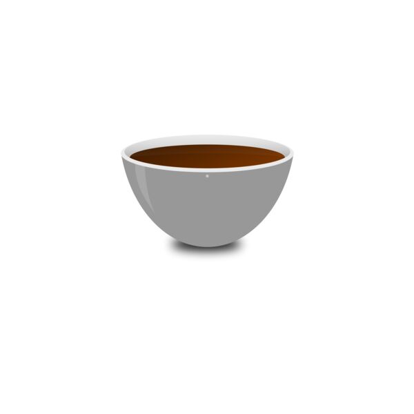 mokush Realistic Coffee cup   Front 3D view Thumbnail