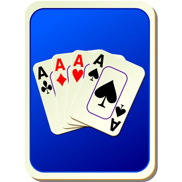 nicubunu Card backs cards blue Thumbnail