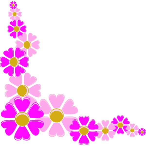 pink flower corner Thumbnail