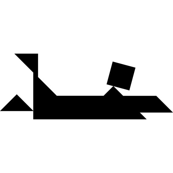 Tangram shape people 34 b Thumbnail