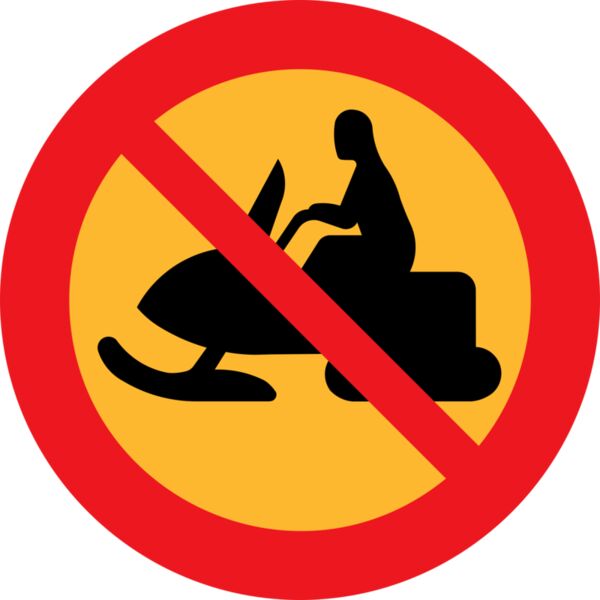 ryanlerch No Snowmobiles Sign Thumbnail