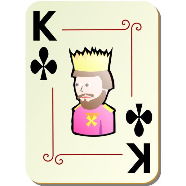 nicubunu Ornamental deck King of clubs Thumbnail