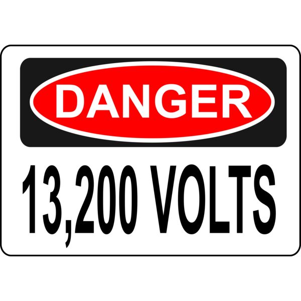 Rfc1394 Danger   13 200 Volts  Alt 1  Thumbnail