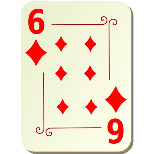 nicubunu Ornamental deck 6 of diamonds Thumbnail