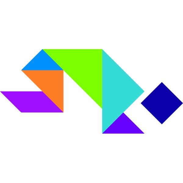 Tangram shape people 32 Thumbnail