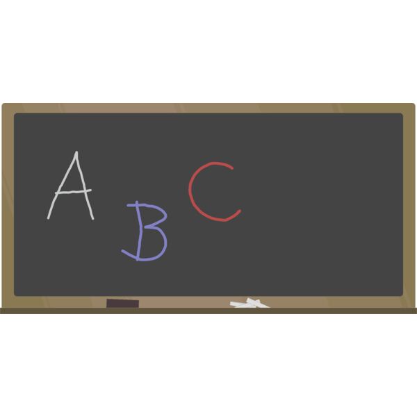 blackboard w letters Thumbnail