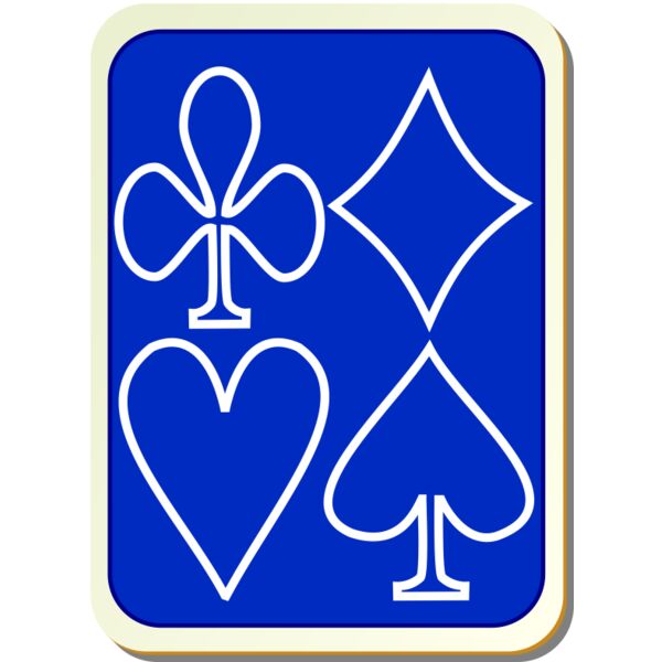 nicubunu Card backs simple blue Thumbnail