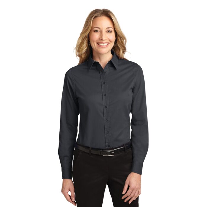 Ladies Long Sleeve Easy Care Shirt Thumbnail