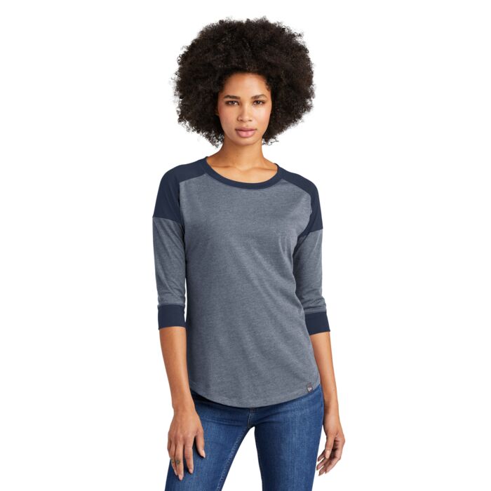 ® Ladies Heritage Blend 3/4 Sleeve Baseball Raglan Tee Thumbnail