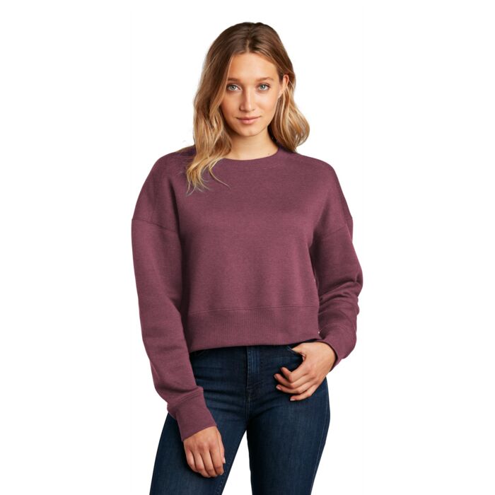® Women's Perfect Weight ® Fleece Cropped Crew Thumbnail