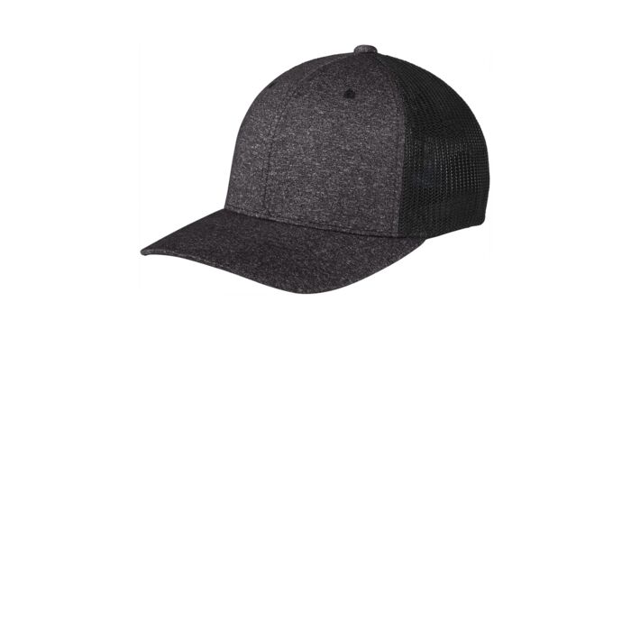 ® Flexfit ® Melange Mesh Back Trucker Cap Thumbnail