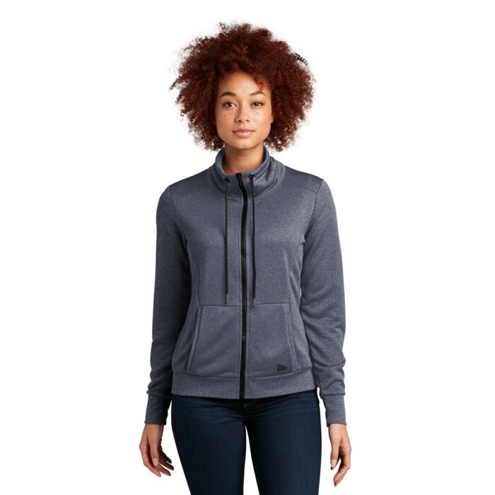 ® Ladies Performance Terry Full Zip Cowl Thumbnail