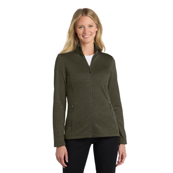 ® Ladies Collective Striated Fleece Jacket Thumbnail