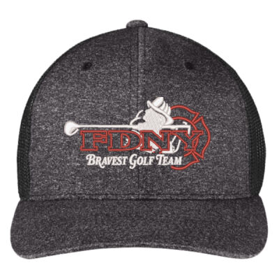 Test - ® Flexfit ® Melange Mesh Back Trucker Cap Thumbnail