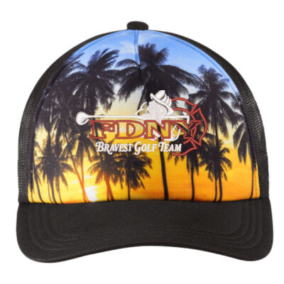 Test - Photo Real Snapback Trucker Cap Thumbnail