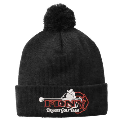 Test - Solid Pom Pom Beanie Thumbnail