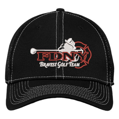 Test - Stretch Mesh Contrast Stitch Cap Thumbnail