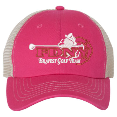 Test - Contrast-Stitch Mesh-Back Cap Thumbnail