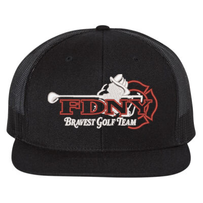 Test - Wool Blend Flat Bill Trucker Cap Thumbnail