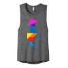 Women's Flowy Scoop Muscle Tank Thumbnail