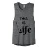 Women's Flowy Scoop Muscle Tank Thumbnail