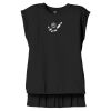 Women's Flowy Muscle Tee With Rolled Cuffs Thumbnail