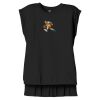 Women's Flowy Muscle Tee With Rolled Cuffs Thumbnail