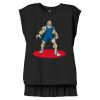 Women's Flowy Muscle Tee With Rolled Cuffs Thumbnail