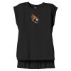 Women's Flowy Muscle Tee With Rolled Cuffs Thumbnail