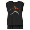 Women's Flowy Muscle Tee With Rolled Cuffs Thumbnail