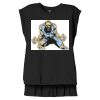Women's Flowy Muscle Tee With Rolled Cuffs Thumbnail