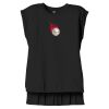 Women's Flowy Muscle Tee With Rolled Cuffs Thumbnail