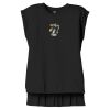 Women's Flowy Muscle Tee With Rolled Cuffs Thumbnail