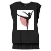 Women's Flowy Muscle Tee With Rolled Cuffs Thumbnail