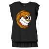 Women's Flowy Muscle Tee With Rolled Cuffs Thumbnail