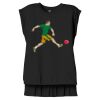 Women's Flowy Muscle Tee With Rolled Cuffs Thumbnail