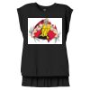 Women's Flowy Muscle Tee With Rolled Cuffs Thumbnail